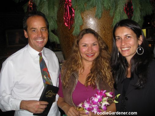 Shirley Bovshow Foodie Gardener at parkway grill restaurant chef garden