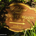 sign restaurant chef gourmet organic garden