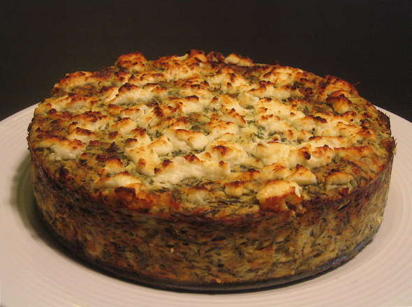 Agretti-Cheesecake from modernbeet.com