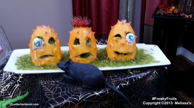Kiwano melon monsters for halloween melissas produce