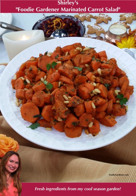 Foodie Gardener Marinated Carrot Salad by shirley bovshow
