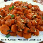 Foodie Gardener Marinated Mediterranean Carrot Salad